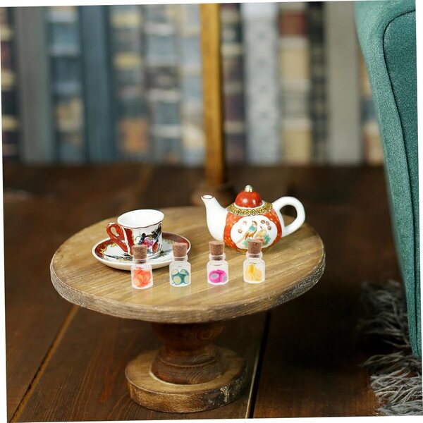 Set 16 Miniature Vasi con Fette di Frutta Realistiche per Case delle Bambole LIFKICH