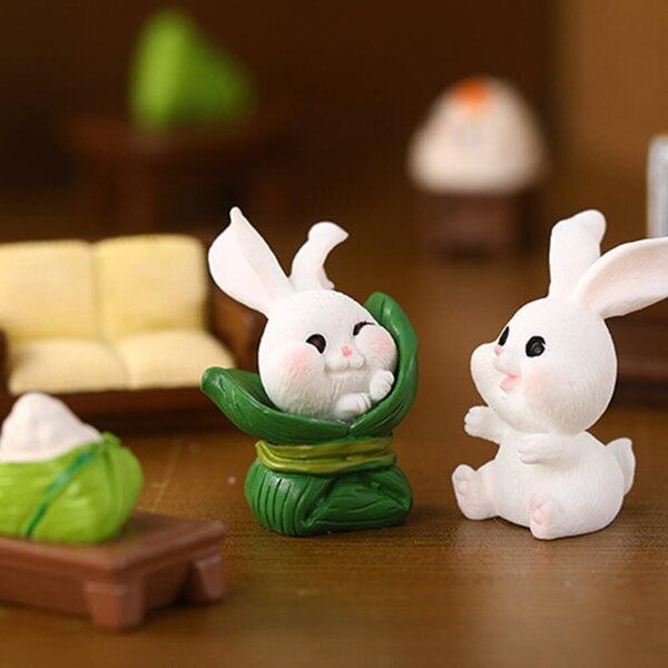Miniatur-Harzfiguren Danlai – Kawaii-Dekoration für Zuhause und Büro