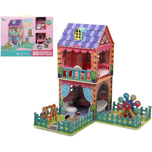 Casa per Bambole Multicolore BigBuy Kids - Gioco Educativo e Creativo per Bambini +3 Anni