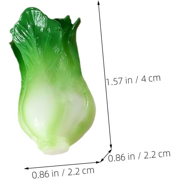 UPKOCH Mini Verdure Verdi Finte 5 Pezzi per Casa delle Bambole e Decorazioni Fai da Te