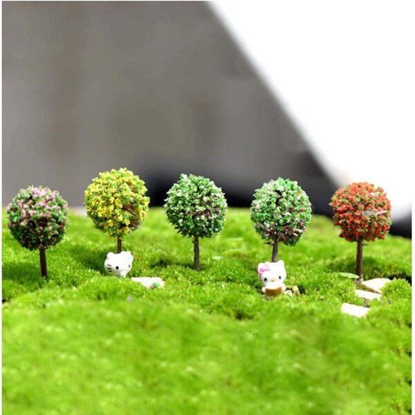 Miniatur-Harzbäume für Puppenhaus und Garten im europäischen Stil