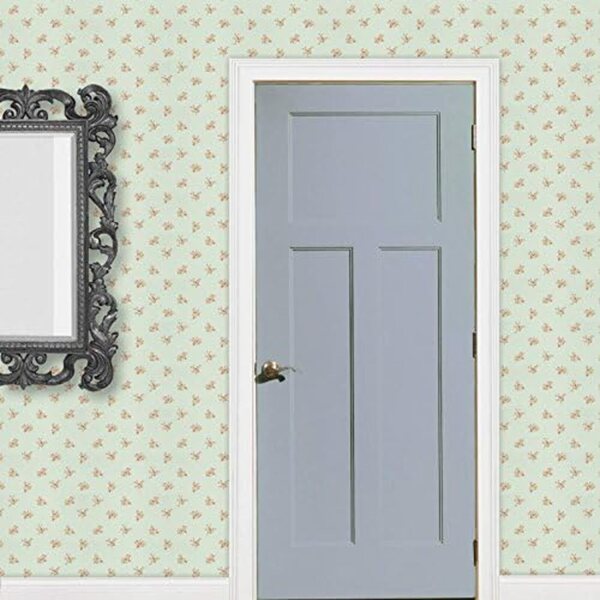 Carta da parati miniatura per casa delle bambole MyTinyWorld Rosa Posie 5 pezzi