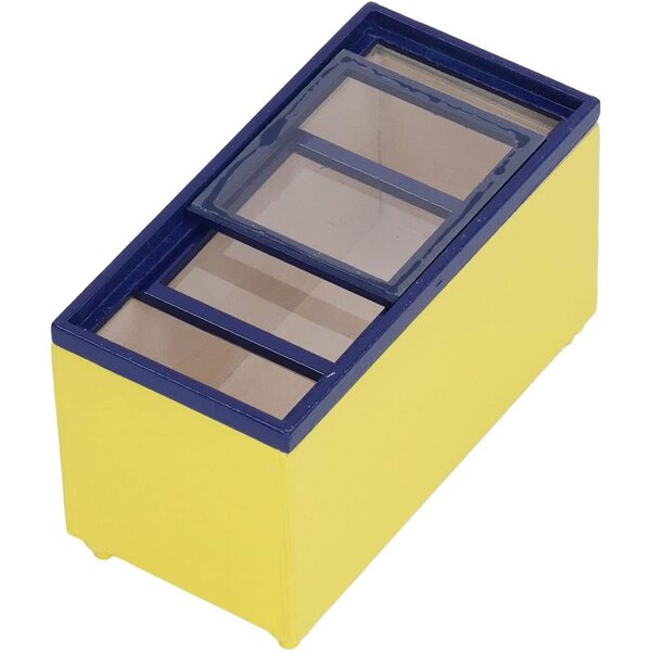 Frigorifero in Miniatura per Casa delle Bambole in Legno di Betulla 1:12 Colorato