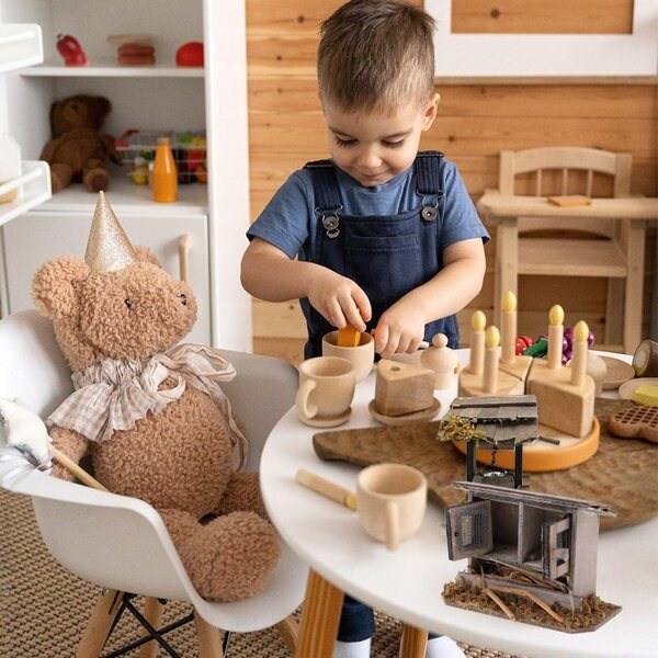 Mini-Hühnerstall aus Holz für 1:12 Puppenhaus-Gartendekoration