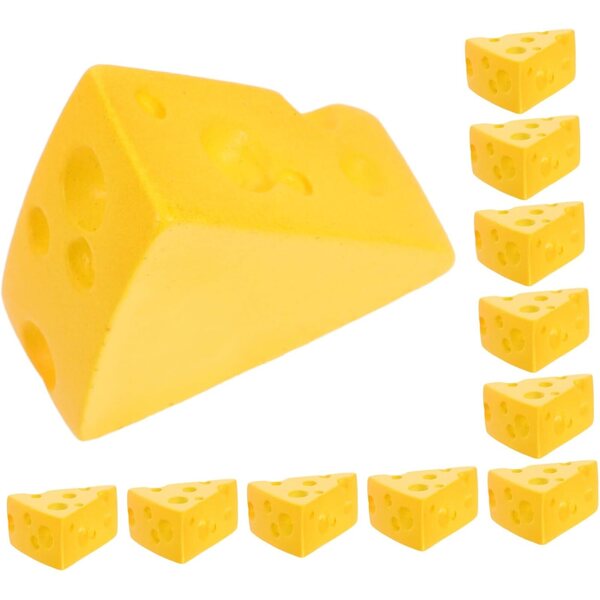 Abaodam 20 Piccoli Formaggi in Resina Miniature Realistiche per Decorazioni casa delle bambole