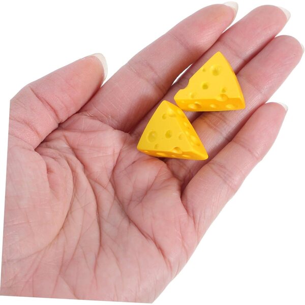 Abaodam 20 kleine Käse in realistischen Harzminiaturen für Puppenhausdekorationen