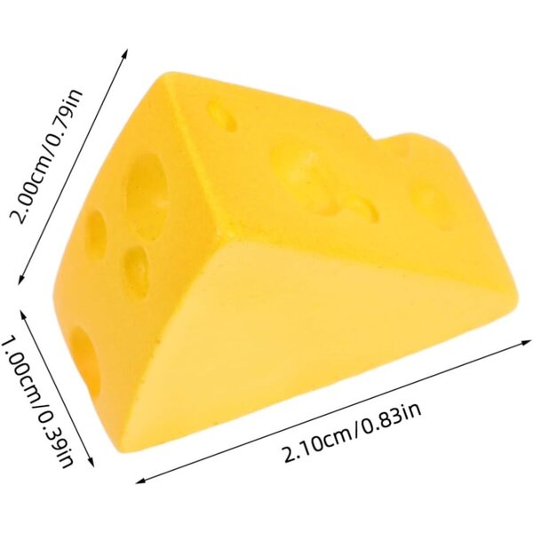 Abaodam 20 kleine Käse in realistischen Harzminiaturen für Puppenhausdekorationen