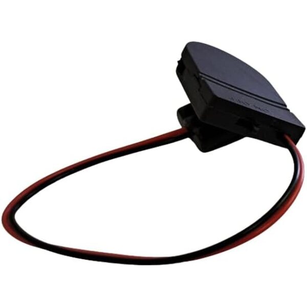 Portabatterie Nero con Giunzione per Modellismo e Illuminazione Miniature