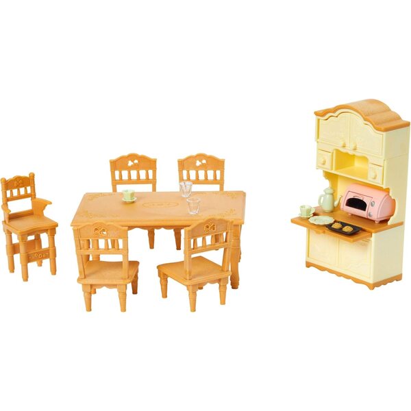 Sylvanian Families Stadthaus con Dachzimmer: Casa con balcone, 5 stanze e luce reale