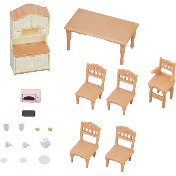 Sylvanian Families Stadthaus con Dachzimmer: Casa con balcone, 5 stanze e luce reale