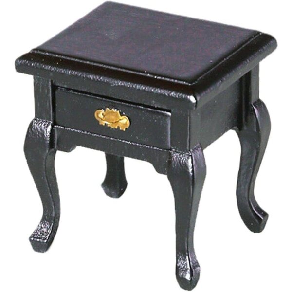 Mini Comò in Legno 1:12 per Casa delle Bambole, Mobile Notte Decorativo