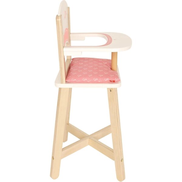 Hape E3600 Seggiolone in Legno per Bambole con Cuscino, Gioco Creativo 3+ anni