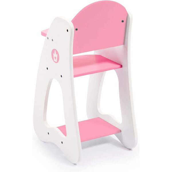 Bayer Design Princess World Puppenhochstuhl für Puppen bis 46 cm, mit integriertem Tablett