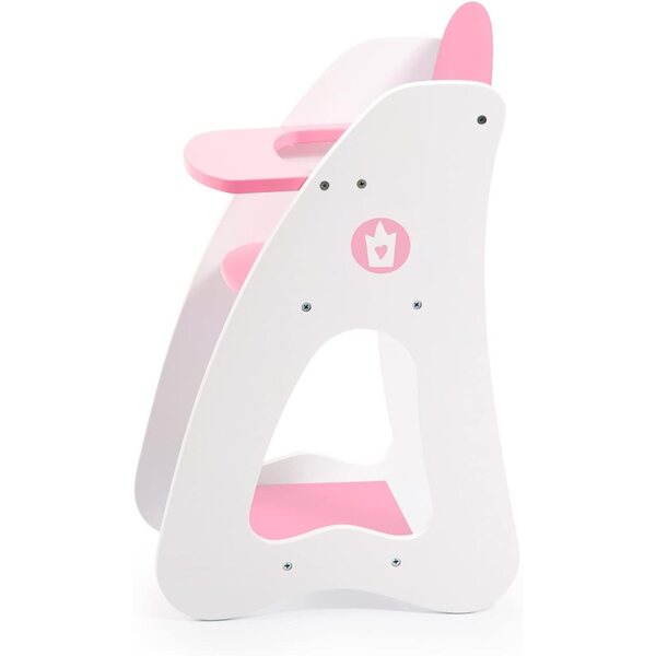 Bayer Design Princess World Puppenhochstuhl für Puppen bis 46 cm, mit integriertem Tablett