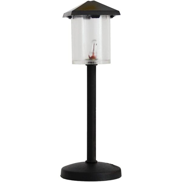 Kahlert Licht 10605 – Schwarze Gartenlampe für Puppenhaus 60 mm