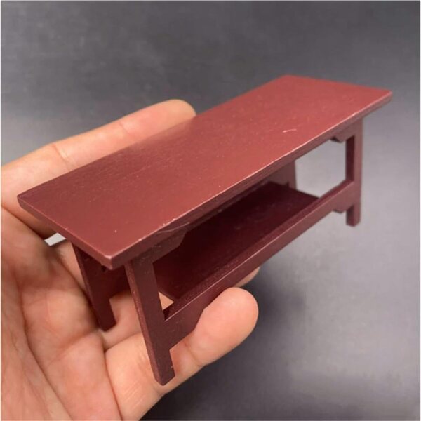 AMITD Modello Tavolo in Legno 1/6 per Figure da 12 Pollici Accessori Miniature