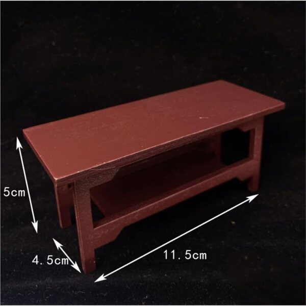 AMITD Modello Tavolo in Legno 1/6 per Figure da 12 Pollici Accessori Miniature