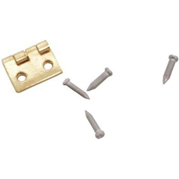 12 Mini Cerniere Dorate per Mobili in Miniatura 1/12 - Ideali per casa delle bambole e Box
