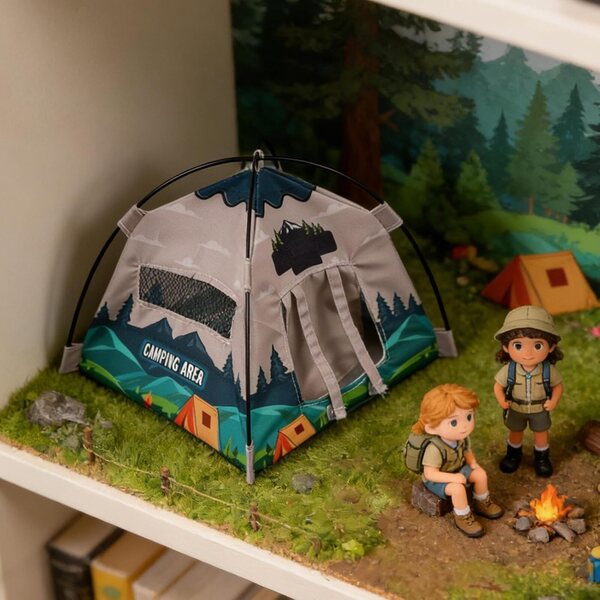 Stabiles Miniatur-Hauszelt zum Spielen und Dekorieren, ideal für Mädchen