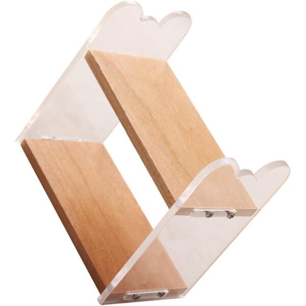 1/12 Holz-Bücherregal-Miniaturen für Puppenhäuser und Schreibtischdekorationen