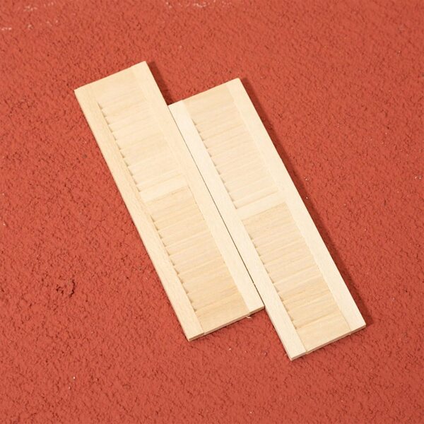 1:12 Puppenhaus Mini flexible Fensterläden aus Holz, realistische Details