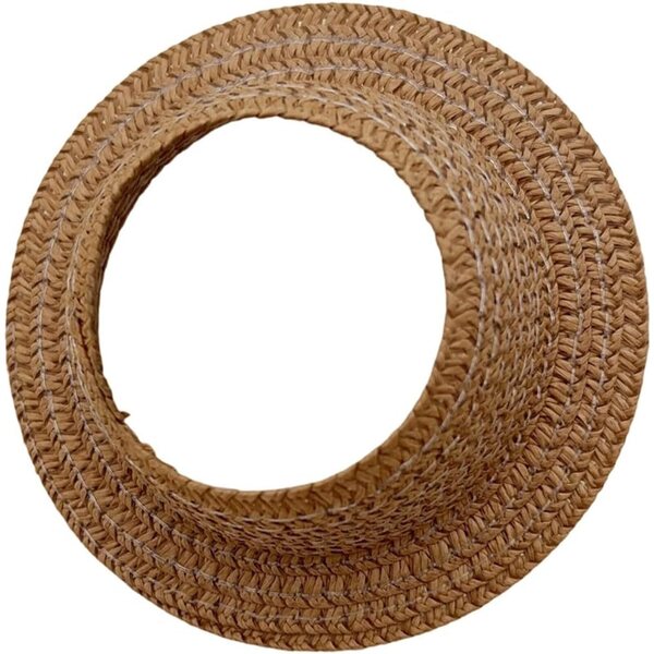 Cappello di paglia intrecciato pieghevole per bambole da 10,5 a 17 cm, 8 colori