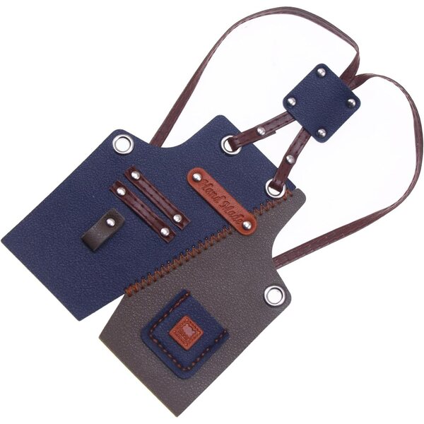 Grembiule da Lavoro Decorativo in PU-Leder per Bambole, Regolabile, 1/6 Scale