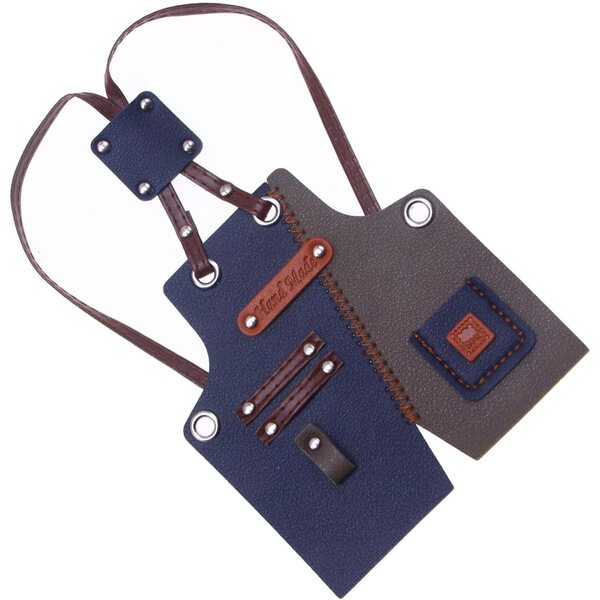 Grembiule da Lavoro Decorativo in PU-Leder per Bambole, Regolabile, 1/6 Scale