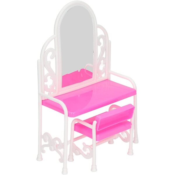 Generic Comò miniatura con specchio per casa delle bambole, fai-da-te e decorazione