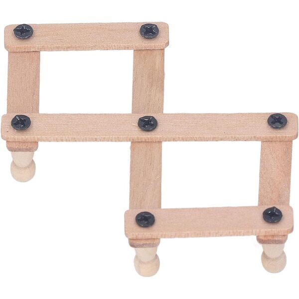 Mensola da Parete Miniatura in Legno di Betulla per Casa delle Bambole Scala 1/12