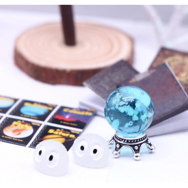 Set Miniature Halloween per Case delle Bambole 27 pezzi Decorazioni Horror ABS