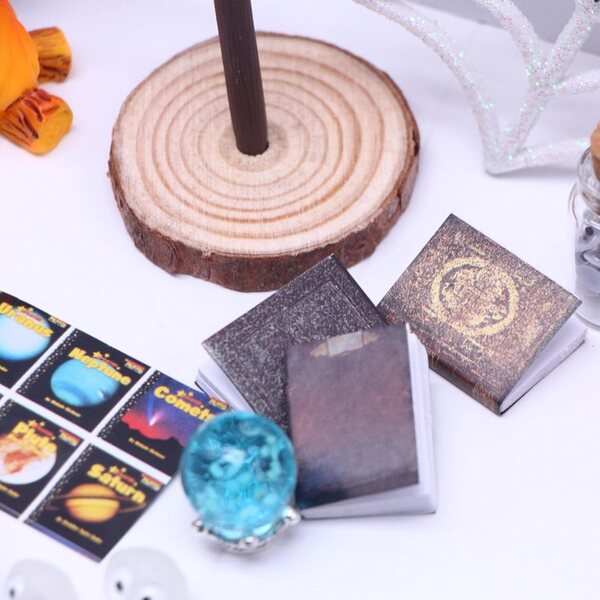 Set Miniature Halloween per Case delle Bambole 27 pezzi Decorazioni Horror ABS
