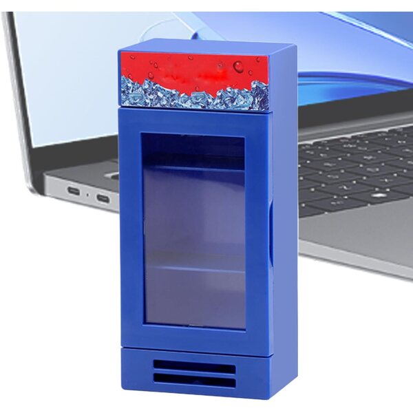 Mini frigorifero giocattolo a forma di distributore Cola, ideale per giochi di ruolo e decorazioni