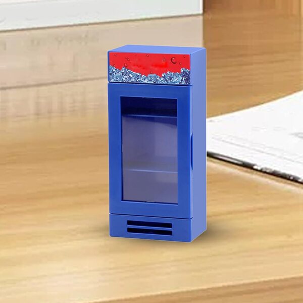 Mini frigorifero giocattolo a forma di distributore Cola, ideale per giochi di ruolo e decorazioni