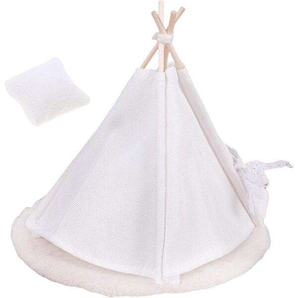 Mini-Stoffzelt für Puppenhäuser – kreatives Zubehör zum Spielen und Camping