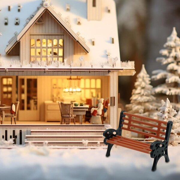 Miniatur Parkbank 1:75 in ABS – Decor per Modellbau, Scenografie e Diorami