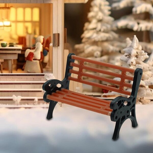 Miniatur Parkbank 1:75 in ABS – Decor per Modellbau, Scenografie e Diorami