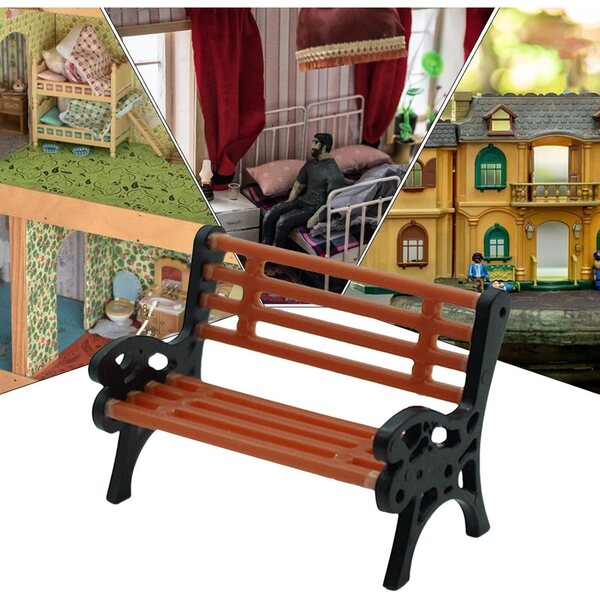 Miniatur Parkbank 1:75 in ABS – Decor per Modellbau, Scenografie e Diorami