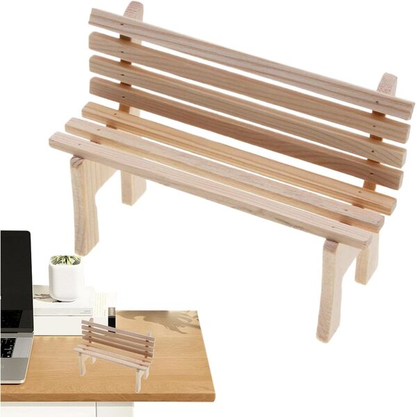 Miniature mobili in legno per casa delle bambole, carrello decorativo realistico