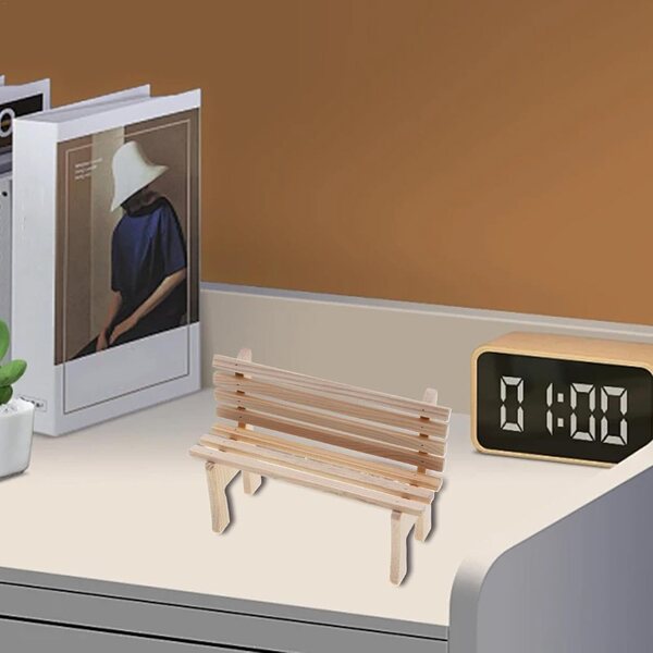 Miniature mobili in legno per casa delle bambole, carrello decorativo realistico