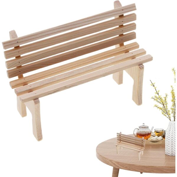 Miniature mobili in legno per casa delle bambole, carrello decorativo realistico