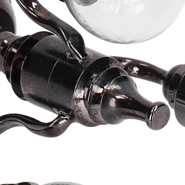 Mini Lampadario per Casa delle Bambole in Metallo e Vetro con Batteria a Bottone