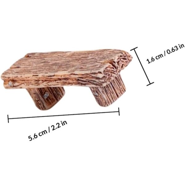 Panchine in legno in miniatura per mini giardini, case delle bambole e decorazioni interne ed esterne