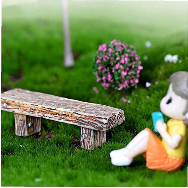 Miniatura fatina in resina 5,6 cm per decorazioni giardino e paesaggi in miniatura