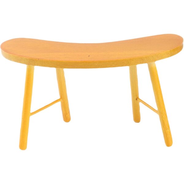Generic Sgabello e Sedia da Bar in Miniatura 1:12 per Casa delle Bambole in Legno