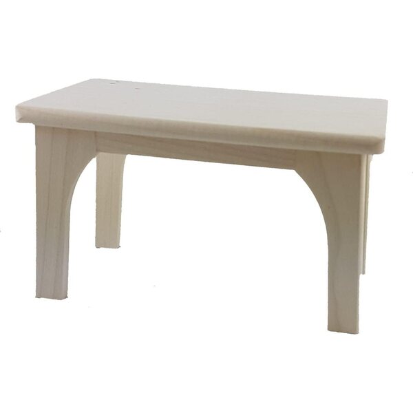 tavolo da cucina Rustikal in legno certificato eco 1:12 per accessori casa bambole