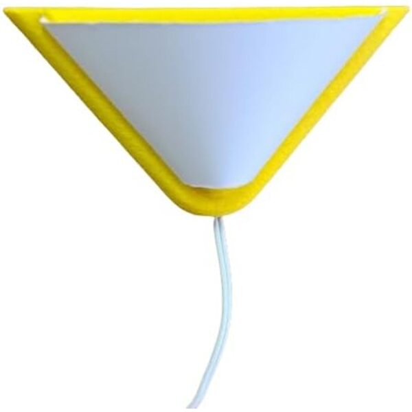 Gelbe Wandlampe 3,5V für Puppenhäuser - farbenfrohe Beleuchtung