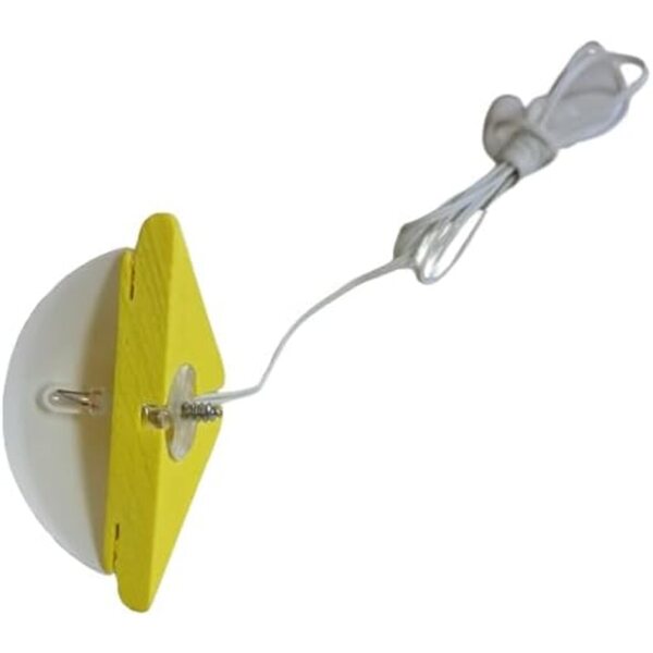 Gelbe Wandlampe 3,5V für Puppenhäuser - farbenfrohe Beleuchtung