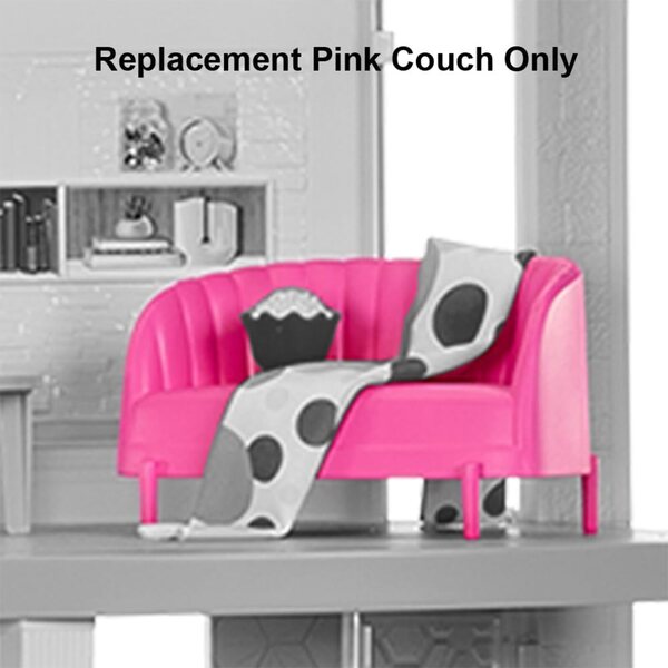 Couch Rosa di Ricambio per Barbie Dreamhouse HMX10 - Originale e Perfetta