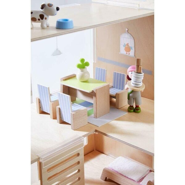 HABA Little Friends Set Mobili Miniatura per Casa delle Bambole - Sala da Pranzo 2018